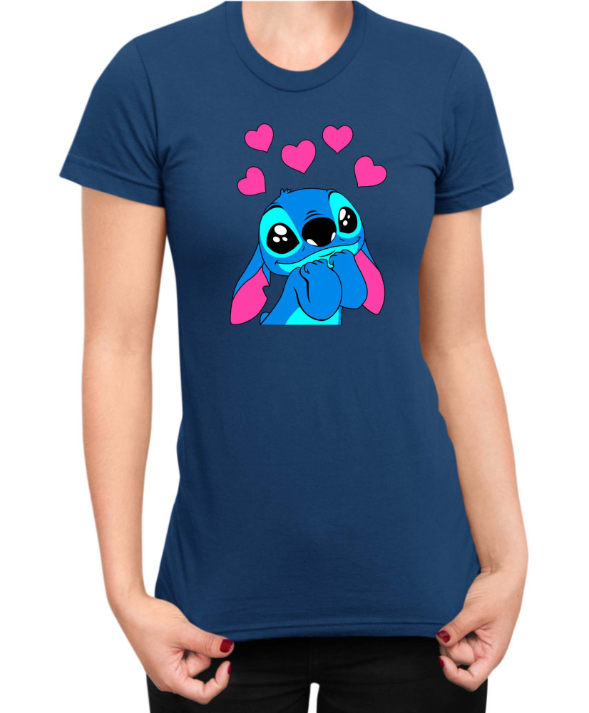 Дамска Тениска Lilo And Stitch Stitch Love 01