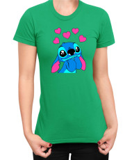 Дамска Тениска Lilo And Stitch Stitch Love 01