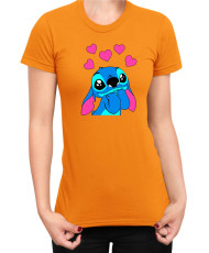 Дамска Тениска Lilo And Stitch Stitch Love 01