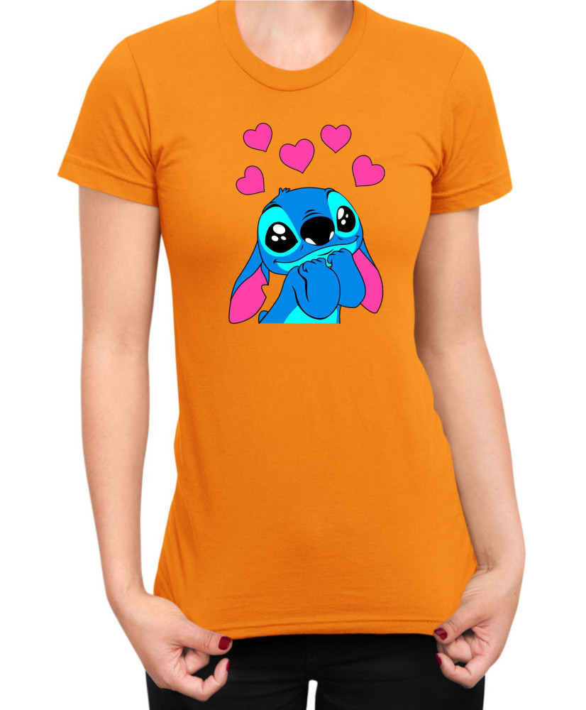 Дамска Тениска Lilo And Stitch Stitch Love 01