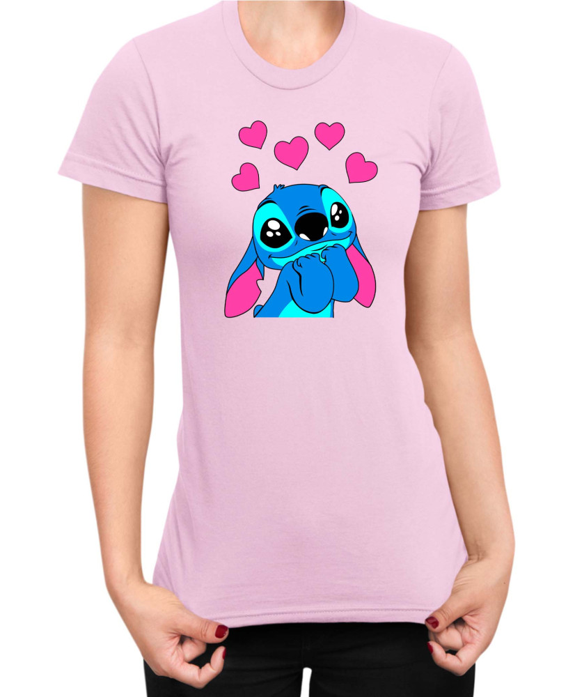 Дамска Тениска Lilo And Stitch Stitch Love 01