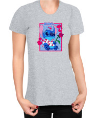 Дамска Тениска Lilo And Stitch Stitch Love 02
