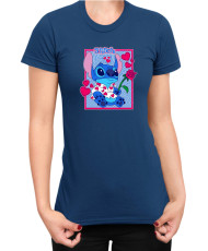 Дамска Тениска Lilo And Stitch Stitch Love 02