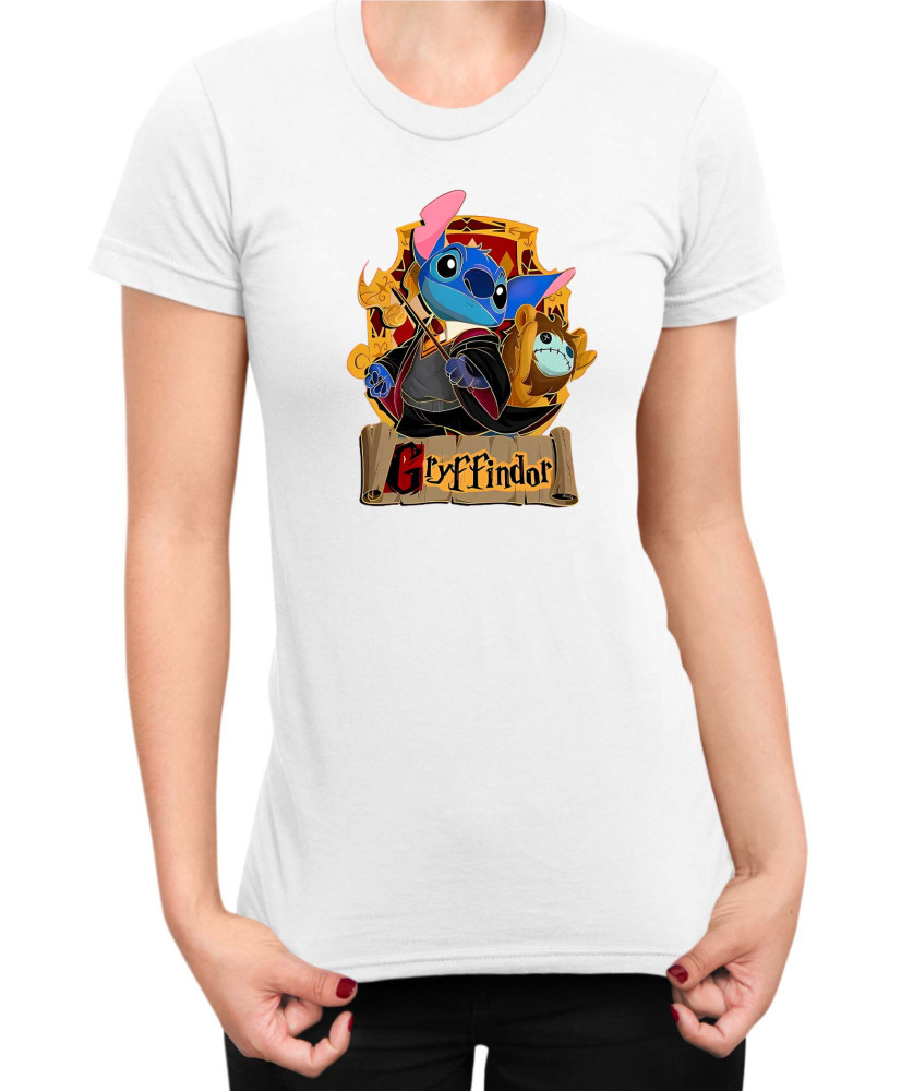 Дамска Тениска Lilo And Stitch Stitch Potter Gryffindor