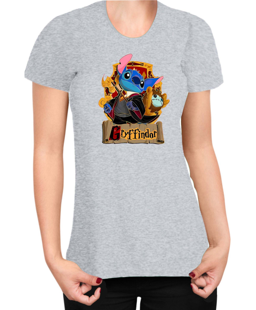 Дамска Тениска Lilo And Stitch Stitch Potter Gryffindor