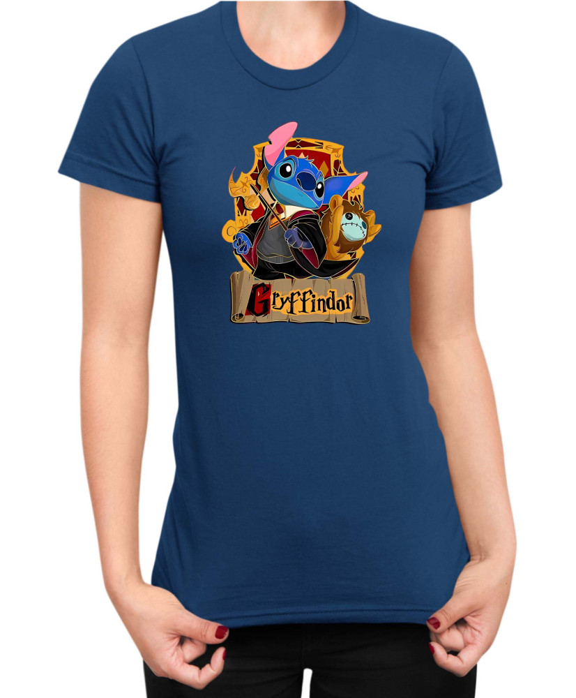 Дамска Тениска Lilo And Stitch Stitch Potter Gryffindor