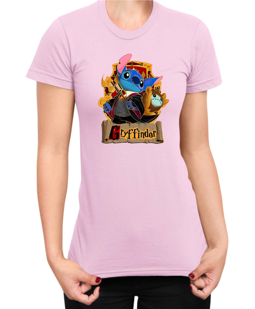 Дамска Тениска Lilo And Stitch Stitch Potter Gryffindor
