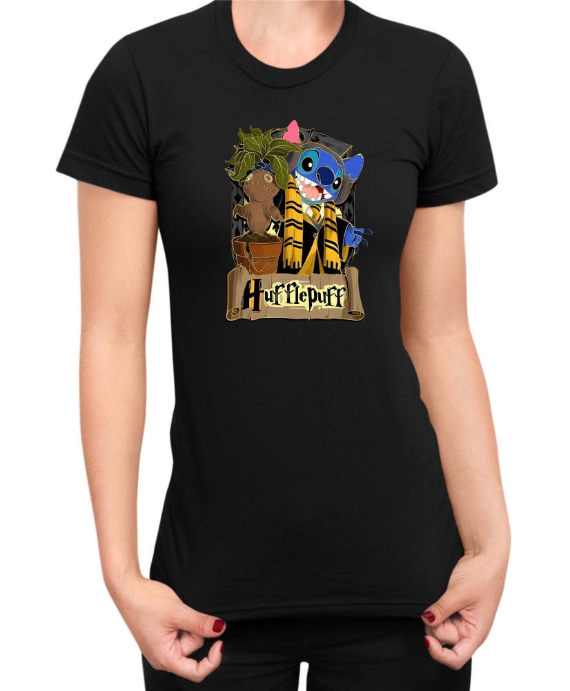 Дамска Тениска Lilo And Stitch Stitch Potter Hufflepuff
