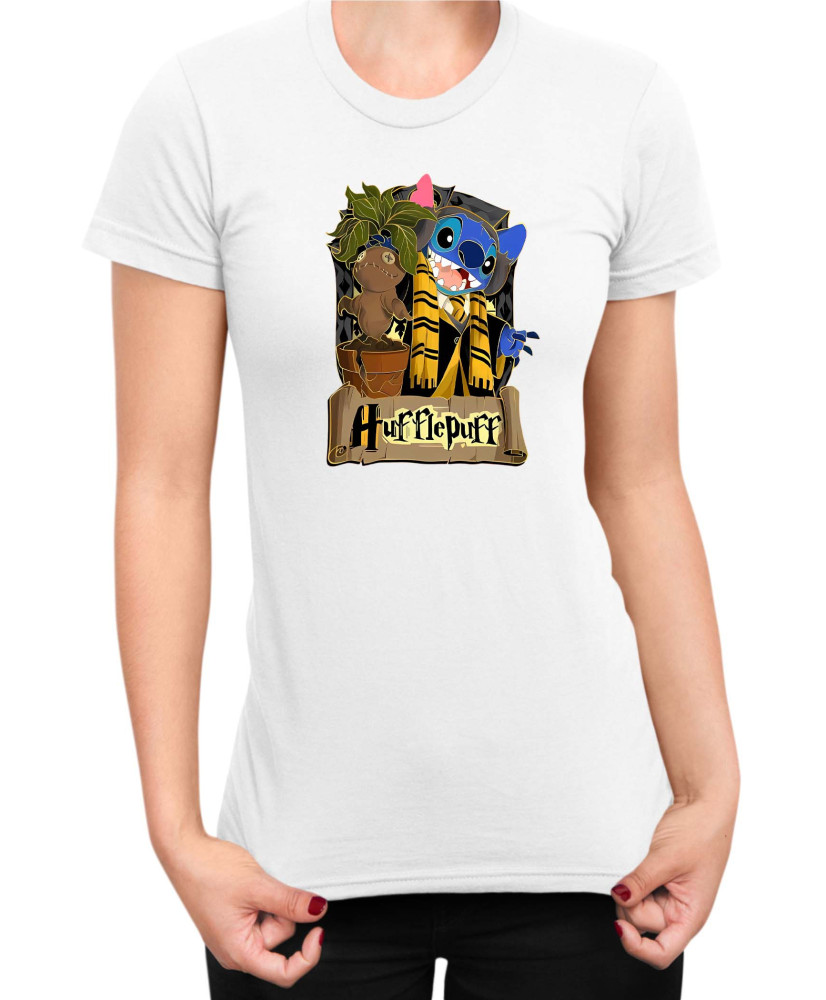 Дамска Тениска Lilo And Stitch Stitch Potter Hufflepuff