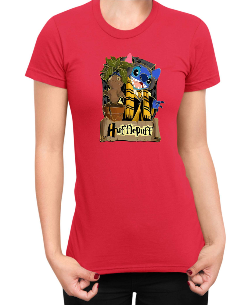 Дамска Тениска Lilo And Stitch Stitch Potter Hufflepuff