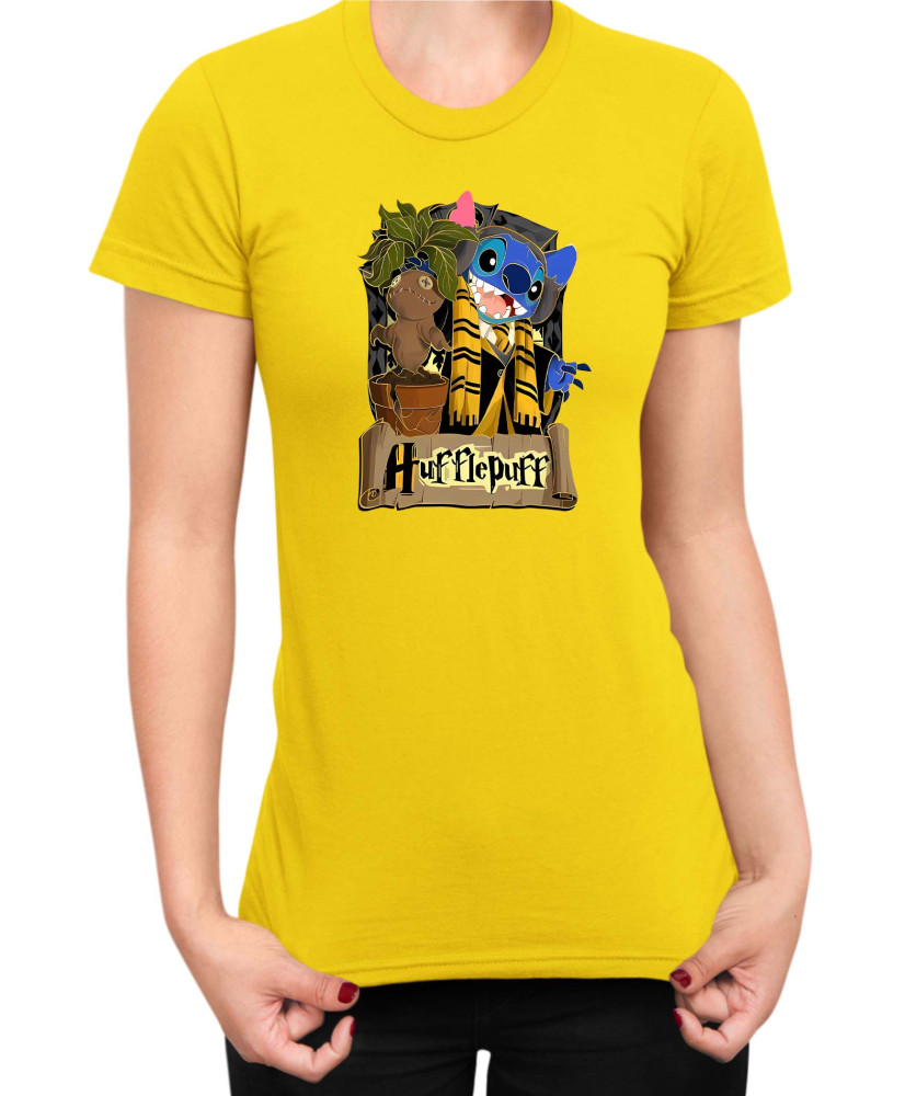 Дамска Тениска Lilo And Stitch Stitch Potter Hufflepuff