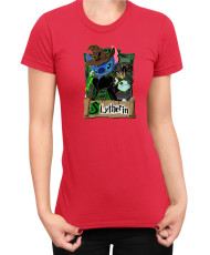 Дамска Тениска Lilo And Stitch Stitch Potter Slytherin