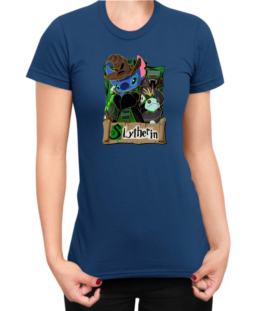 Дамска Тениска Lilo And Stitch Stitch Potter Slytherin