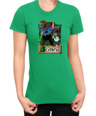 Дамска Тениска Lilo And Stitch Stitch Potter Slytherin