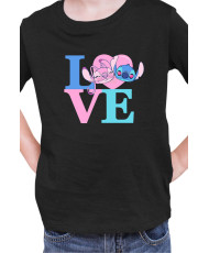 Детска Тениска Lilo And Stitch Angel Love Stitch