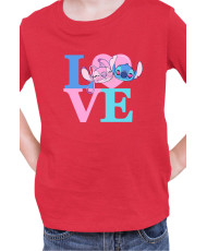 Детска Тениска Lilo And Stitch Angel Love Stitch