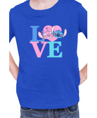 Детска Тениска Lilo And Stitch Angel Love Stitch