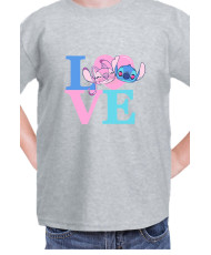 Детска Тениска Lilo And Stitch Angel Love Stitch