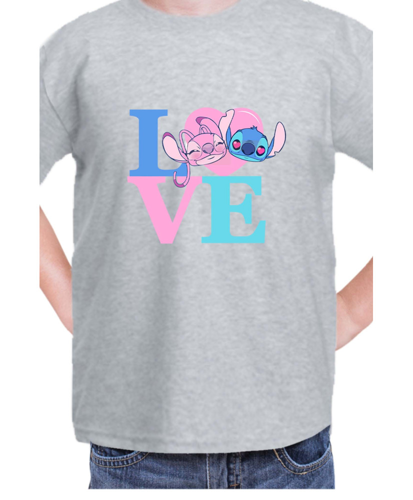 Детска Тениска Lilo And Stitch Angel Love Stitch
