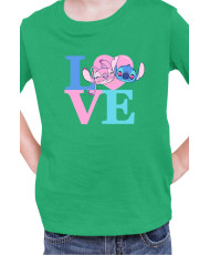 Детска Тениска Lilo And Stitch Angel Love Stitch