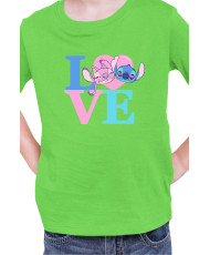 Детска Тениска Lilo And Stitch Angel Love Stitch
