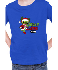 Детска Тениска Lilo And Stitch Christmas Grinch Mode On