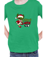 Детска Тениска Lilo And Stitch Christmas Grinch Mode On