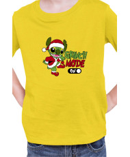 Детска Тениска Lilo And Stitch Christmas Grinch Mode On