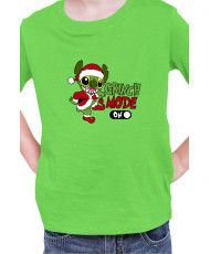 Детска Тениска Lilo And Stitch Christmas Grinch Mode On
