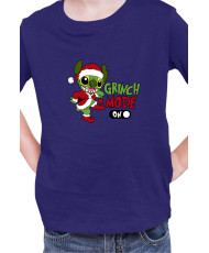 Детска Тениска Lilo And Stitch Christmas Grinch Mode On