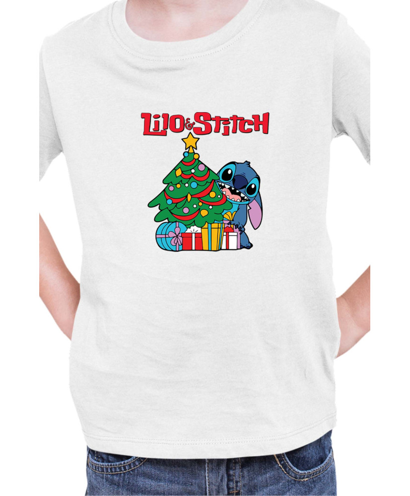 Детска Тениска Lilo And Stitch Christmas Stitch 01