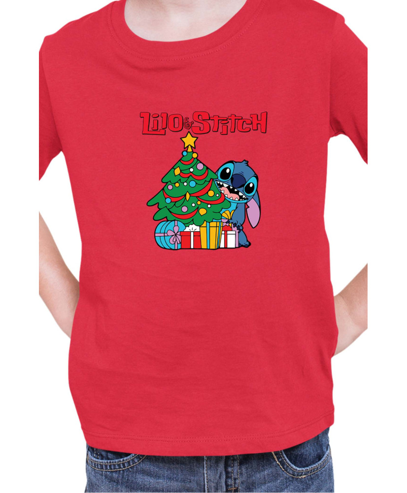 Детска Тениска Lilo And Stitch Christmas Stitch 01