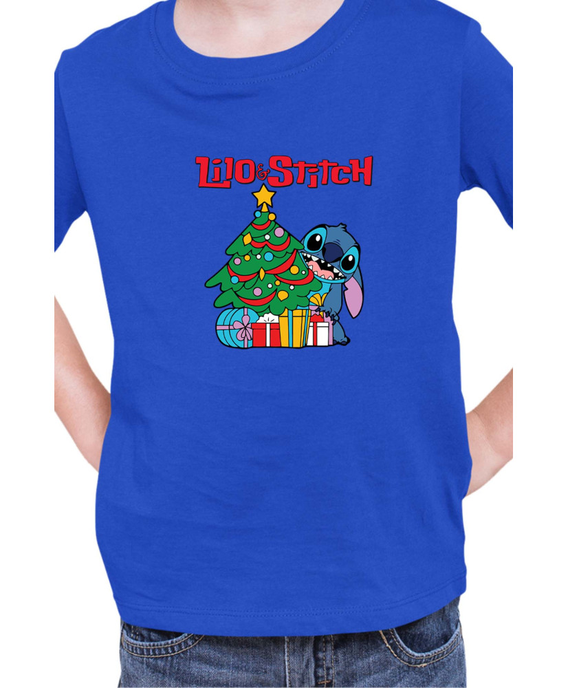 Детска Тениска Lilo And Stitch Christmas Stitch 01