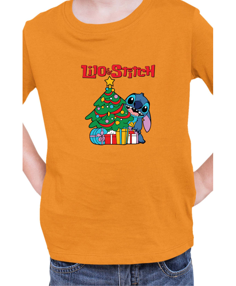 Детска Тениска Lilo And Stitch Christmas Stitch 01