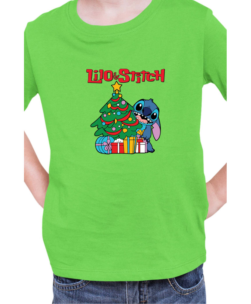Детска Тениска Lilo And Stitch Christmas Stitch 01