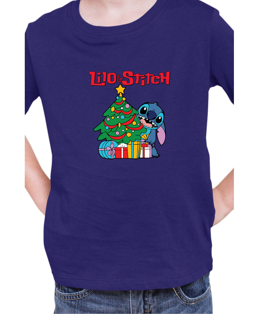 Детска Тениска Lilo And Stitch Christmas Stitch 01