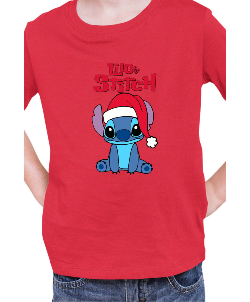 Детска Тениска Lilo And Stitch Christmas Stitch 02