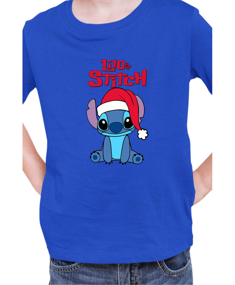 Детска Тениска Lilo And Stitch Christmas Stitch 02