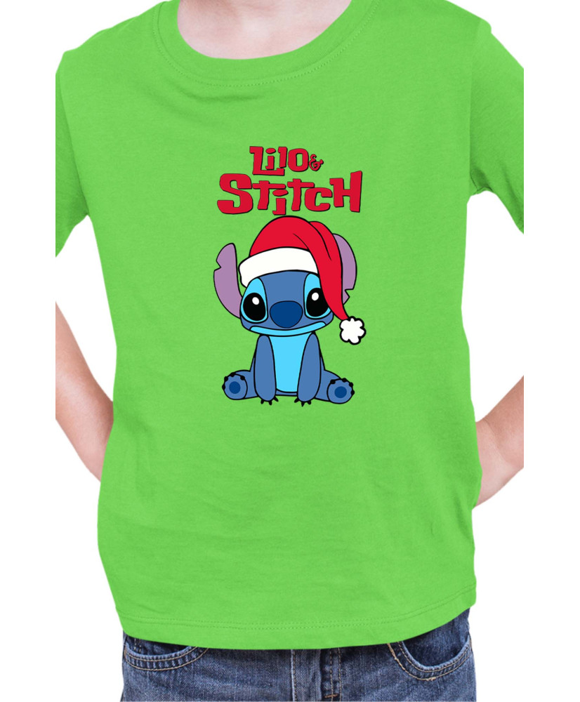 Детска Тениска Lilo And Stitch Christmas Stitch 02