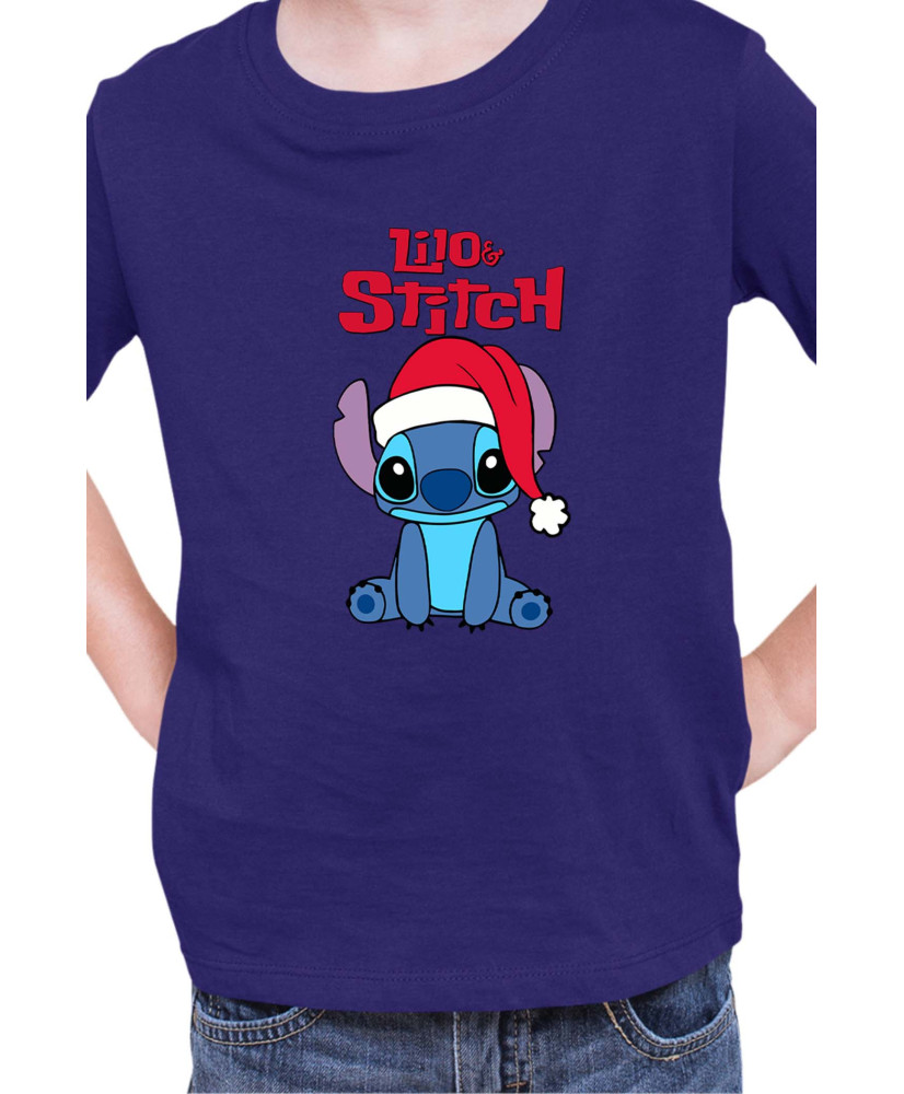 Детска Тениска Lilo And Stitch Christmas Stitch 02