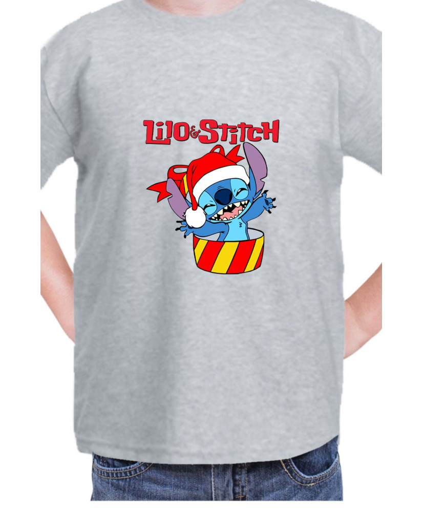 Детска Тениска Lilo And Stitch Christmas Stitch 03