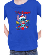 Детска Тениска Lilo And Stitch Christmas Stitch 04