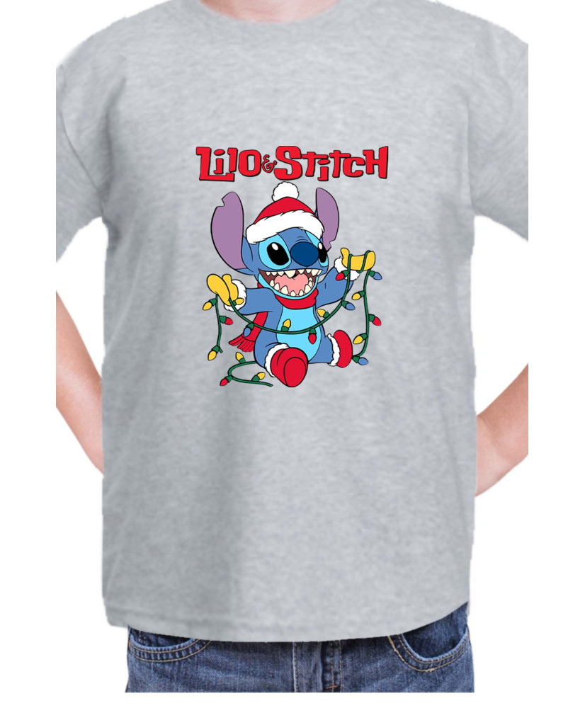 Детска Тениска Lilo And Stitch Christmas Stitch 04