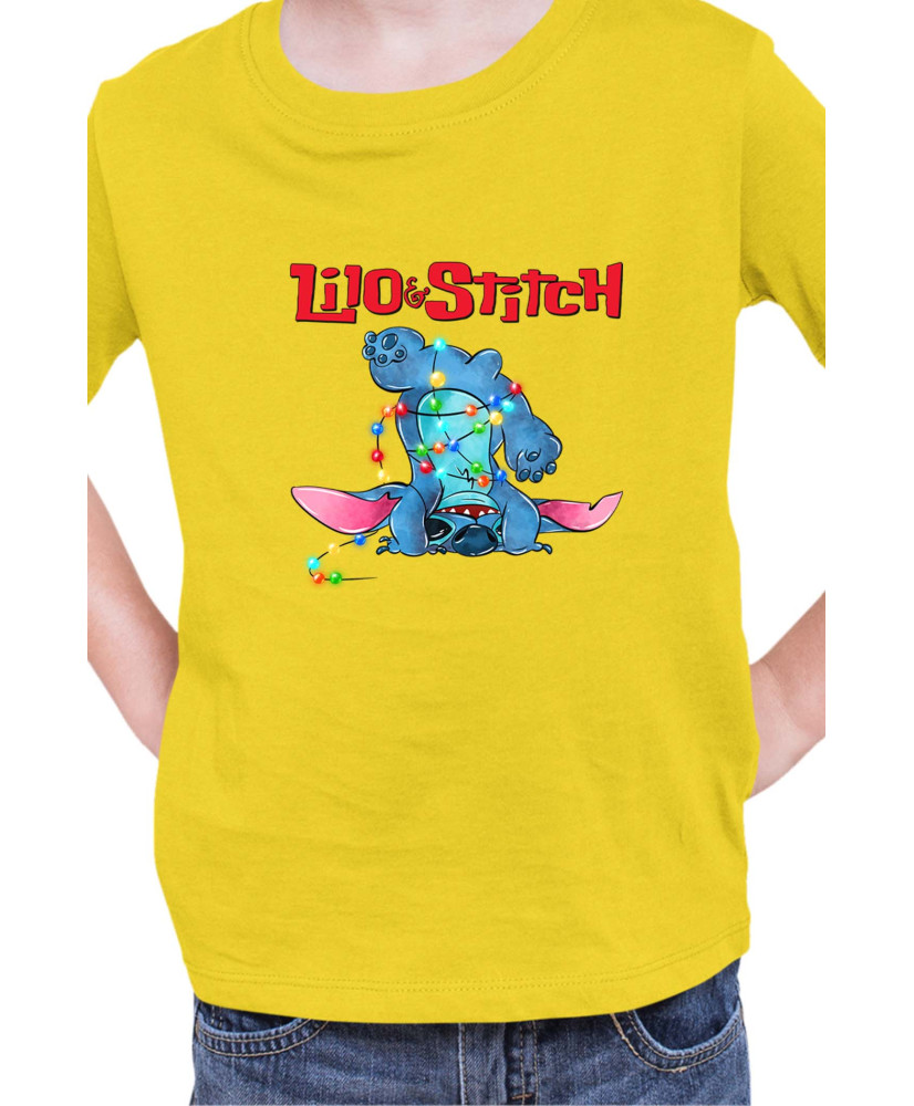 Детска Тениска Lilo And Stitch Christmas Stitch 05