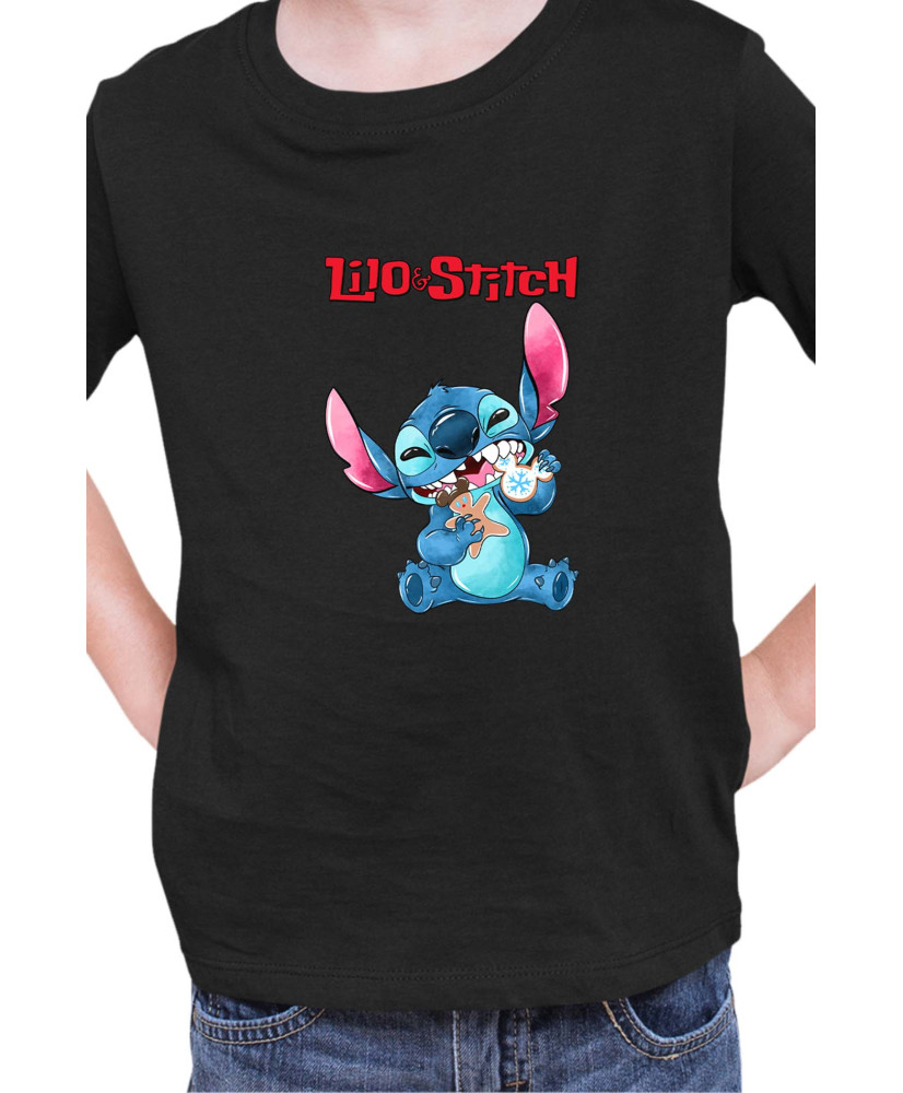Детска Тениска Lilo And Stitch Christmas Stitch 06