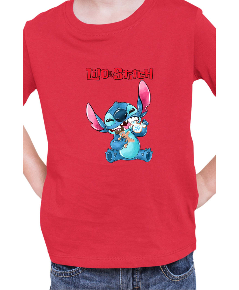 Детска Тениска Lilo And Stitch Christmas Stitch 06