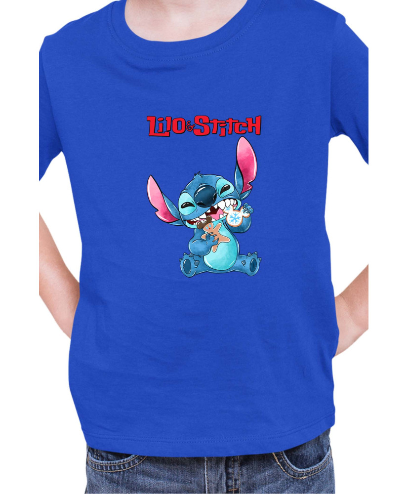 Детска Тениска Lilo And Stitch Christmas Stitch 06