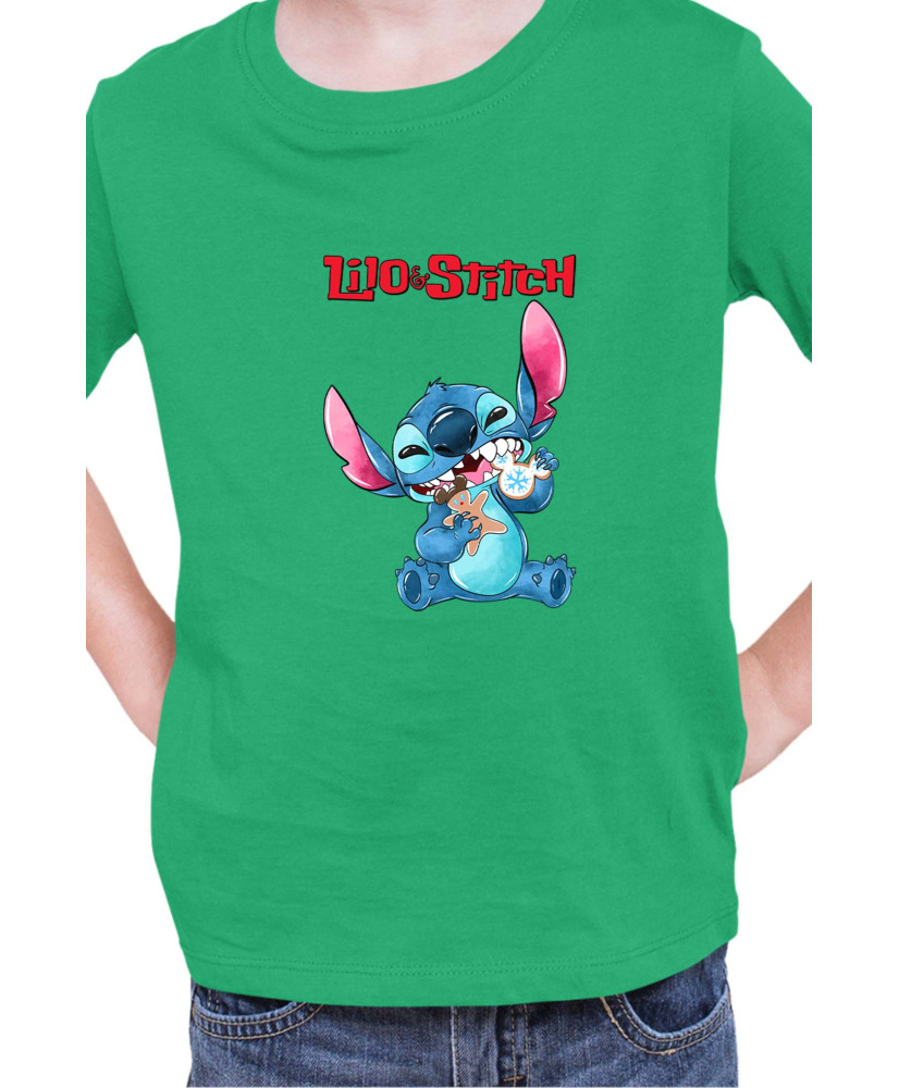 Детска Тениска Lilo And Stitch Christmas Stitch 06