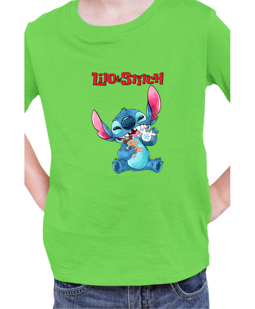 Детска Тениска Lilo And Stitch Christmas Stitch 06