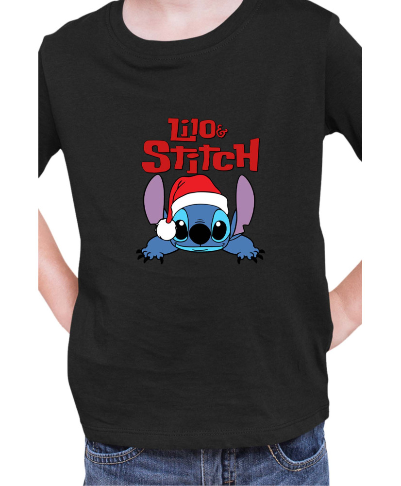 Детска Тениска Lilo And Stitch Christmas Stitch 07